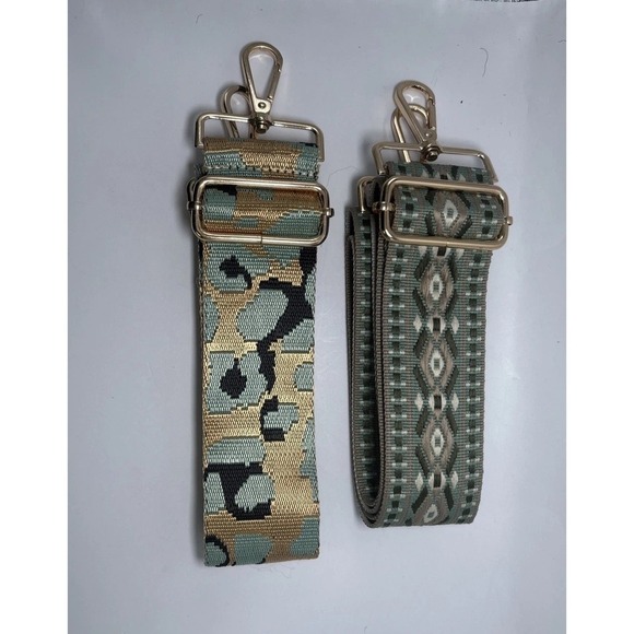 The Unbranded Brand Handbags - DO NOT BUY! duplicate listing Green Pair Adjustable Purse Crossbody Strap